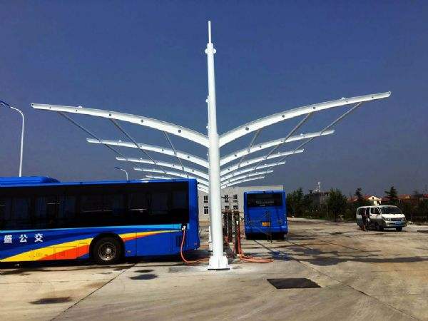 車(chē)輛充電樁棚